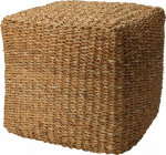 Home Styling Collection Seagrass pouf, 40 x 40 x 38 cm