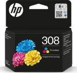 HP 308 Tri-Color Original Ink Cartridge