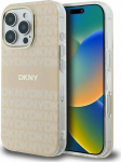 DKNY DKNY DKHMP16XHRHSEP iPhone 16 Pro Max 6.9'' pink/pink hardcase Repeat Texture Pattern With Stripe