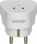Savio Adapter traveler AP-01, nest US &ndash; plug EU