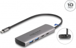 Delock Hub - 10 Gbps, with USB Type-C connector