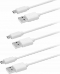 Kabel USB ISY USB-A - microUSB 2 m White