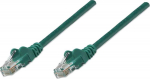 INTELLINET Patchkabel RJ45 U/UTP Cat6 0.50m Lever protection green