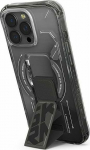 Skinarma Helio case iPhone 16 Pro 6.3'' Magnetic Charging + Grip Stand czarny/black