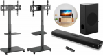 Mozos Mozos MSTV mobile tv stand tv stand + Soundbar THEATER