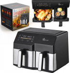 Extralink Home Air Fryer SJ-1000 10L EU, Air fryer, (6L+4L) 2500W