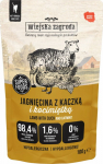 wiejska zagroda Karma wet for cats Lamb with duck and catnip (adult) 100g