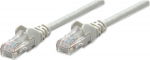 INTELLINET Patchkabel RJ45 U/UTP Cat5e 3.0m Lever protection gray