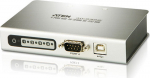 ATE ATEN 4-Port USB auf RS-232 Hub, USB 2.0 Type-B, Metallic, VGA, Metall, 0.4 W, 0 - 50 &deg;C