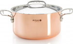 De Buyer Prima Matera Saucepot copper/steel 24 cm induction