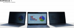 KAPSOLO 2-ways privacy filters / Removable privacy screen for 35.56cm (14.0") Wide 16:9 - Notebook - Frameless display privacy filter - Transparent - privacy - 16:9 - 30&deg; (KAP10478)