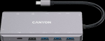 CANYON hub DS-12 13in1 4k USB-C Dark Grey