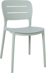 Chair MANGO 42.5x53.5xH79cm, greenish gray plastic