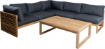 Set SERENITY corner sofa 2+2+1 and table