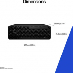 HP Z2 SFF G1I CU7 265K RTX A400, 32GB 1TB W11P6 WIFI7 NO KB/M