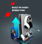 CANYON Cooling stand CS-51 RGB PS5 Slim/DE Charge Black