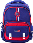 Lean Navy Blue Red School Backpack with Chest Strap 20L