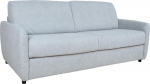 Sofa bed BRANDON 3-seater, bluish-gray