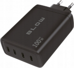 BLOW 76-031# Mains charger socket usb-cx4 pd 100w gan czarna