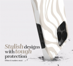 MIO Sandy Zebra Magsafe Case Compatible for Samsung S25+ 5G, light brown