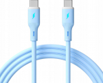 Kabel USB Akyga USB-C - USB-A 1 m Niebieski (AK-USB-68)