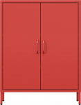 Jan Nowak Cabinet with shelves VITO, 800 x 1015 x 400 mm, Modern: czerwona