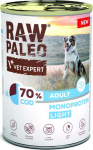 VETEXPERT Raw Paleo Cod Light Monoprotein - wet dog food - 400g