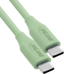 Kabel USB InLine Usb 2.0 fast charger USB-C 100W Matcha Latte/zielony 1m