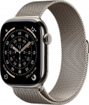 Apple Watch Series 11&nbsp;GPS + Cellular 46mm&nbsp;Natural Titanium Case | Natural Milanese Loop - M/L