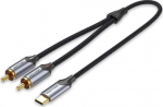 Vention USB-C to 2RCA male audio cable, 1m