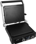 BLOW LED MasterGrill Pro 44-621 Grill Electric black and silver - Moc [w]: 2500 | Color: czarno-srebrny |Separate temperature control for the upper and lower plates