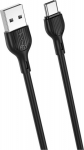 Kabel USB XO XO kabel NB200 USB - USB-C 1.0m 2.1A czarny