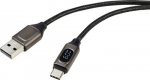 Renkforce USB-Kabel USB 2.0 USB-A Stecker USB-C plug silver metallic - Kabel - Digital/Data