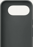 Google - Back cover for mobile phone - silicone, polycarbonate shell - obsidian - for Pixel 10a