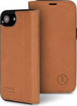 JT Berlin Real leather BookCase Tegel 360| Apple iPhone 17e/16e| cognac| 11171