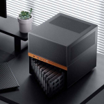 Jonsbo N6 NAS-Geh&auml;use, Cube-Geh&auml;use, mATX, Stahl/Mesh - schwarz