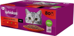 WHISKAS Classic Meals in sauce Poultry, Lamb, Beef, Chicken - wet cat food - 80x85g