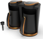 INCA TURBO Wonder Series Touch-Control Duo Coffee Machine (black)