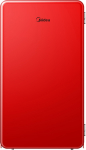 Midea Refrigerator | MDRD142SLE32 | Energy efficiency class E | Free standing | Larder | Height 83.5 cm | Fridge net capacity 93 L | 41 dB | Red