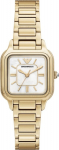 Emporio Armani Square White Dial Wristwatch
