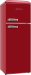 ETA Refrigerator | ETA253490030EN Storio Retro | Energy efficiency class E | Free standing | Height 148.2 cm | Double Door | Fridge net capacity 170 L | Freezer net capacity 45 L | Red | 38 dB
