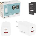 Movano Loader GaN 45W USB-C PD + USB-A (White)