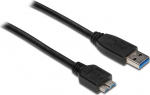 Alcasa Good Connections USB3.0 Kabel A-Micro B schwarz 0.5m