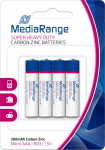MediaRange Battery micro AAA Carbon Zinc/R03 1.5V 4Stk