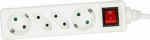 Power Strip InLine 4 jack 1.5 m White (16441T)