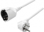 LogiLink extension cord 3.0m white | LPS101 - power extension cord CEE 7/7 do CEE 7/3, 3.0m white
