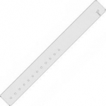 Zebra Z-Band QuickClip - polypropylene (PP) - beschichtet - wei&szlig; - 30.16 x 279.4 mm 960 Etikett(en) (4 Rolle(n)