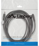 Cable Lanberg Jack 3.5mm - Jack 3.5mm 5m czarny (CA-MJFJ-10CC-0050-BK)