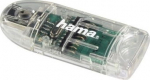 Hama USB 2.0 Card Reader 8in1 SD/microSD transparent 91092
