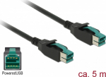 Delock Powered USB-Kabel - USB PlusPower (12 V)